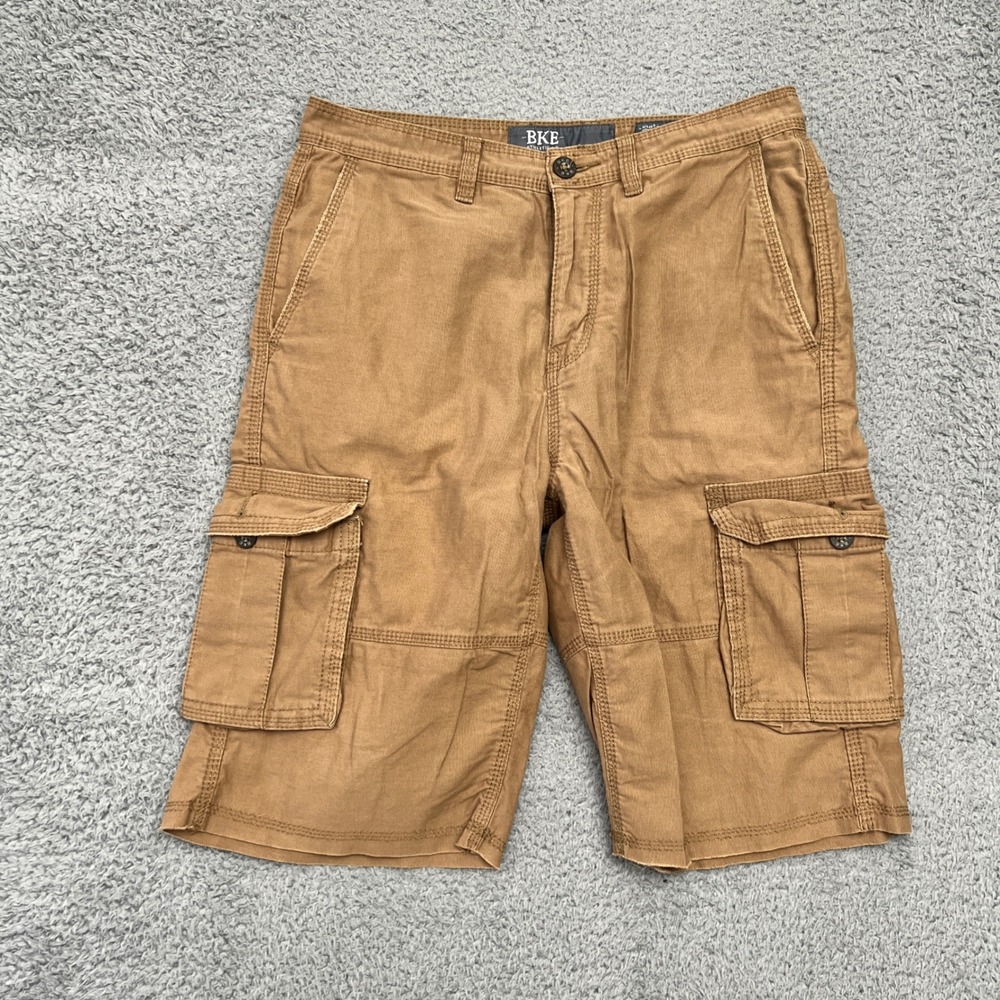 BKE Cargo Shorts Mens 30 Brown Athletic Fit Memphis Casual Outdoor